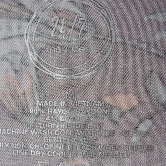 Maurices Floral Tank Tops Size S & M - Picture 3 of 7